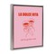Stupell Industries Live Well & Travel Often Floater Framed Canvas Wall Art Design by House of Lulu